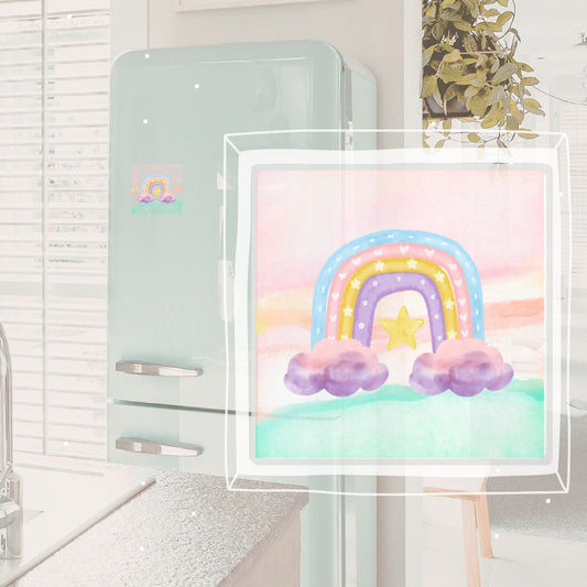 Regenbogen in Pastell